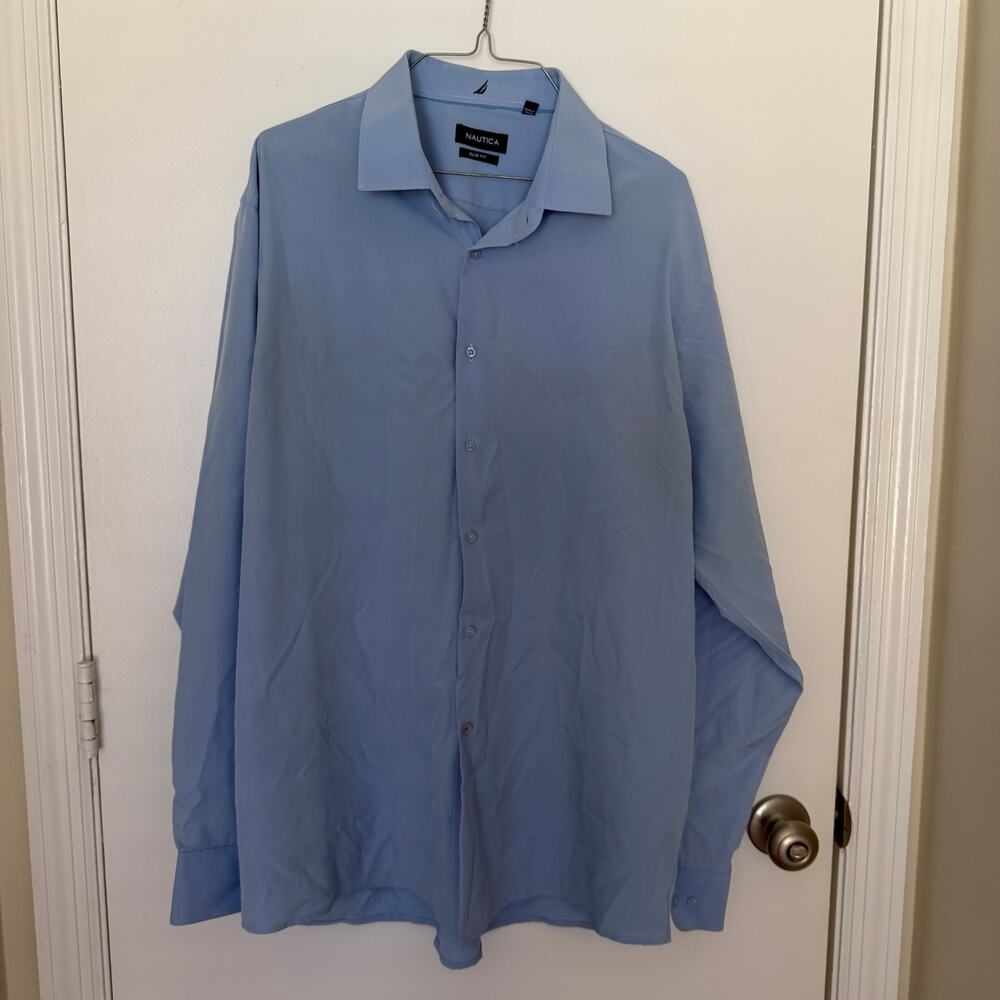 Blue Nautica Button Down XL